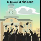 School University Graduation Party Ticket Invitation