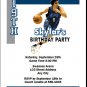 Minnesota Timberwolves Colored Basketball Party Invite