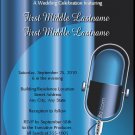 The Wedding Singer Wedding Invitation 5x7 Flat