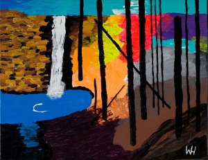 Waterfall/Tall Trees 2