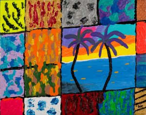 Collage 2 Palm Trees 5 #121