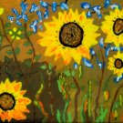 SUNFLOWERS 17 11x14