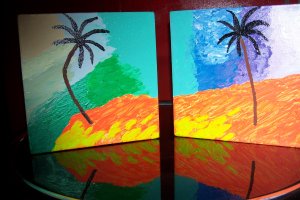 2 Box set,Pastels&Palms 4