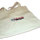 Cream Tote With Optimistic Deadbeat Logo