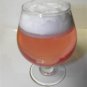STRAWBERRY WINE JELLY IN STEMMED GLASS