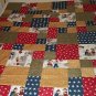 Scrappy Quilt Top 48 x 60