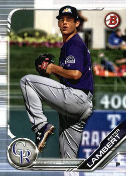 2019 Bowman Prospects BP136 - Peter Lambert, Colorado Rockies