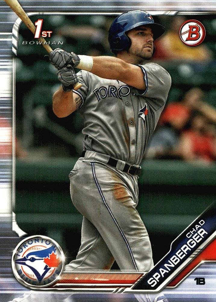 2019 Bowman Prospects BP87 - Chad Spanberger, Toronto Blue Jays