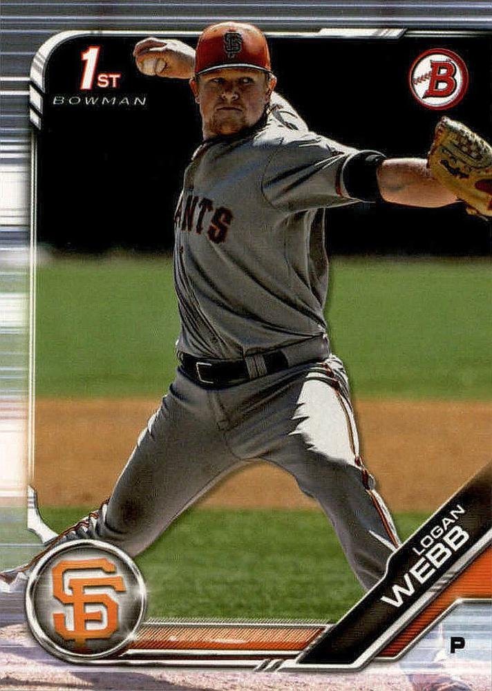 2019 Bowman Prospects BP79 - Logan Webb, San Francisco Giants