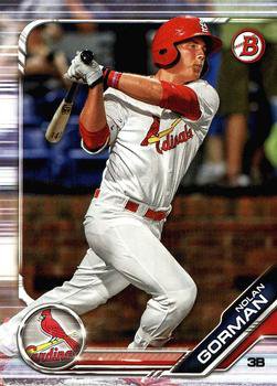 2019 Bowman Prospects BP60 - Nolan Gorman, St. Louis Cardinals