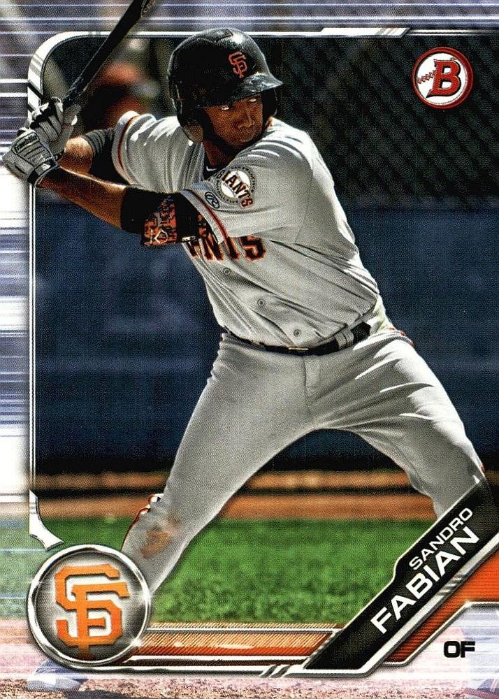 2019 Bowman Prospects BP38 - Sandro Fabian, San Francisco Giants