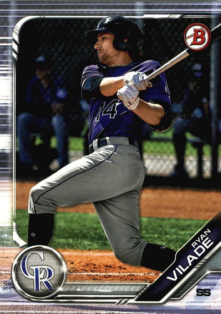 2019 Bowman Prospects BP36 - Ryan Vilade, Colorado Rockies