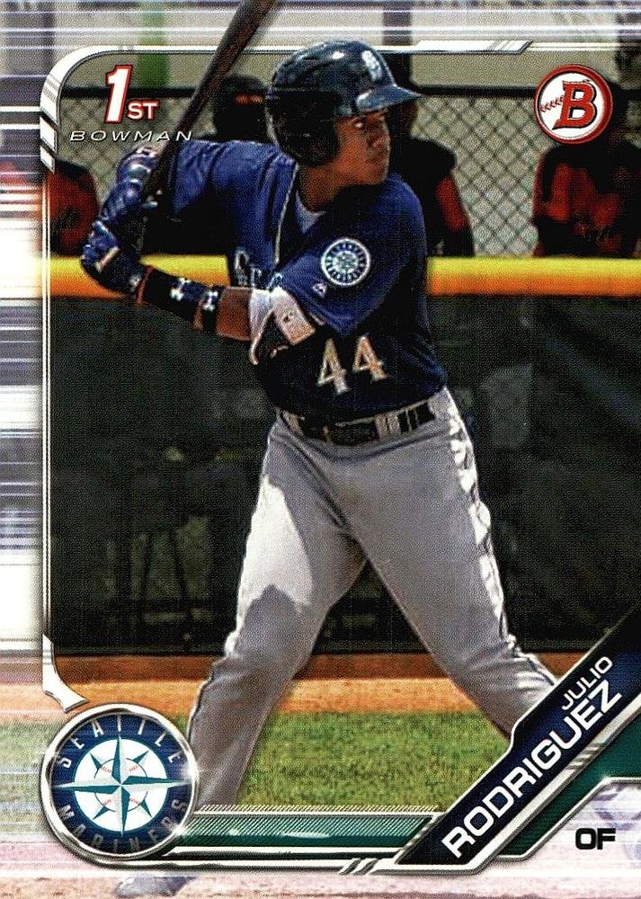 2019 Bowman Prospects BP33 - Julio Rodriguez, Seattle Mariners
