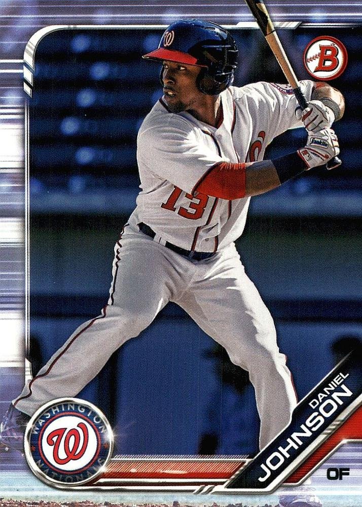 2019 Bowman Prospects BP22 - Daniel Johnson, Washington Nationals