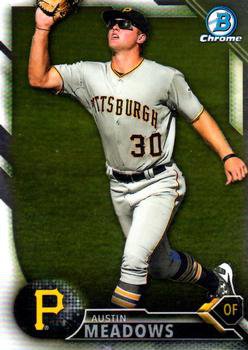 2016 Bowman Chrome Prospects BCP250 - Austin Meadows, Pittsburgh Pirates