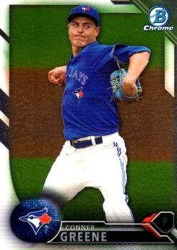 2016 Bowman Chrome Prospects BCP222 - Conner Greene, Toronto Blue Jays