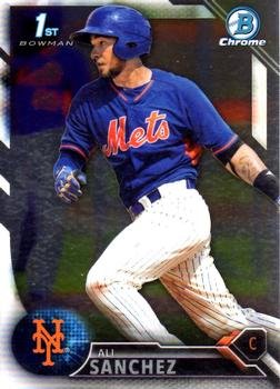 2016 Bowman Chrome Prospects BCP218 - Ali Sanchez, New York Mets