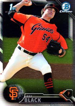 2016 Bowman Chrome Prospects BCP215 - Ray Black, San Francisco Giants
