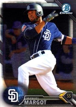 2016 Bowman Chrome Prospects BCP210 - Manuel Margot, San Diego Padres