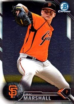 2016 Bowman Chrome Prospects BCP205 - Mac Marshall, San Francisco Giants