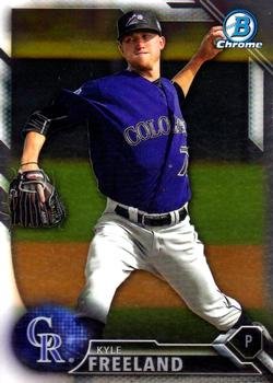 2016 Bowman Chrome Prospects BCP174 - Kyle Freeland, Colorado Rockies