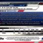 2016 Bowman Chrome Prospects BCP172 - Connor Sadzeck, Texas Rangers