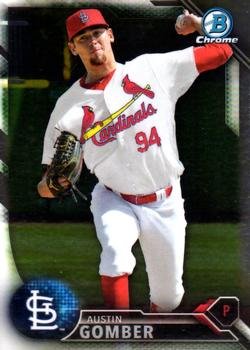 2016 Bowman Chrome Prospects BCP162 - Austin Gomber, St. Louis Cardinals