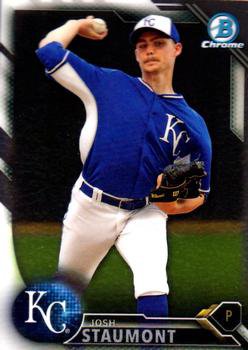 2016 Bowman Chrome Prospects BCP159 - Josh Staumont, Kansas City Royals