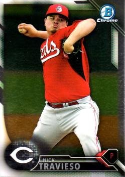 2016 Bowman Chrome Prospects BCP149 - Nick Travieso, Cincinnati Reds