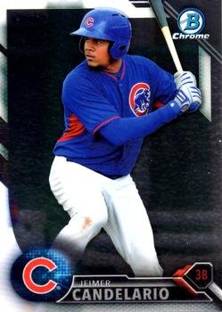 2016 Bowman Chrome Prospects BCP127 - Jeimer Candelario, Chicago Cubs