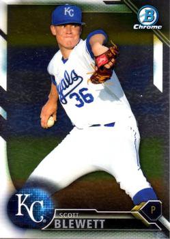 2016 Bowman Chrome Prospects BCP126 - Scott Blewett, Kansas City Royals