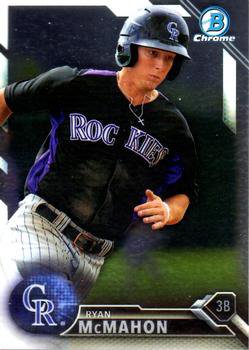 2016 Bowman Chrome Prospects BCP122 - Ryan McMahon, Colorado Rockies