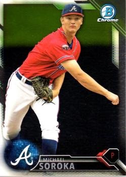 2016 Bowman Chrome Prospects BCP82 - Michael Soroka, Atlanta Braves