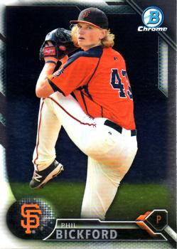 2016 Bowman Chrome Prospects BCP72 - Phil Bickford, San Francisco Giants