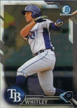2016 Bowman Chrome Prospects BCP68 - Garrett Whitley, Tampa Bay Rays