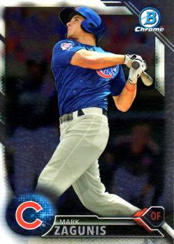 2016 Bowman Chrome Prospects BCP36 - Mark Zagunis, Chicago Cubs