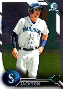2016 Bowman Chrome Prospects BCP19 - Drew Jackson, Seattle Mariners