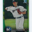 2016 Bowman Chrome Prospects Green Refractors BCP232 - Isan Diaz, Milwaukee Brewers