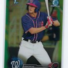 2016 Bowman Chrome Prospects Green Refractors BCP180 - Andrew Stevenson, Washington Nationals