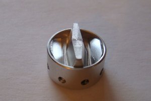 STAR TREK ORIGINAL SERIES PHASER PROP METAL SIDE TURN KNOB WITH RATCHETING EFFECT / PARTS