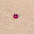 STAR TREK KAPPA COMMUNICATOR STYLE CABOCHON RED RUBY JEWEL BULLET SHAPE