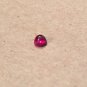 STAR TREK KAPPA COMMUNICATOR STYLE CABOCHON RED RUBY JEWEL BULLET SHAPE