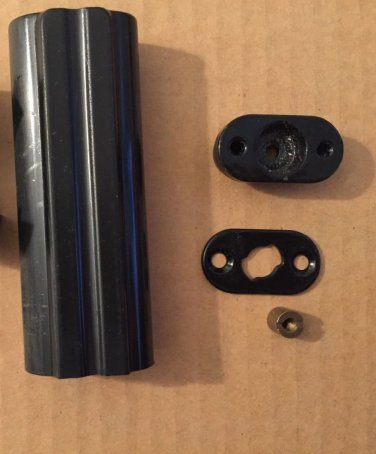 STAR TREK TOS PHASER PLASTIC HANDLE PARTIAL KIT WITH METAL PARTS