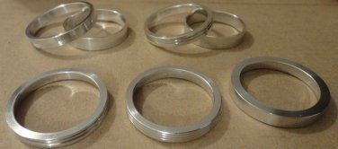 Star Trek Communicator Metal Moire Bezel Ring Lot! Alpha Beta Delta Kappa Zeta