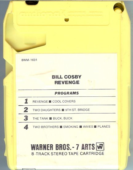 Bill Cosby Revenge 8 track Tape