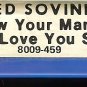 Red Sovine - I Know You're Married But I Love You Still 8-track tape