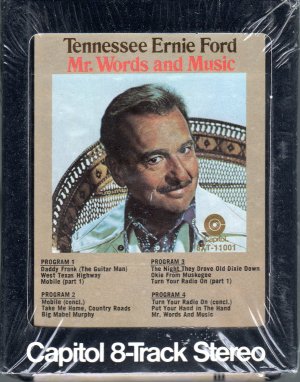 Tennessee Ernie Ford - Mr. Words And Music Sealed 8-track tape