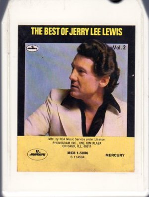 Jerry Lee Lewis - The Best Of Vol 2  8-track tape