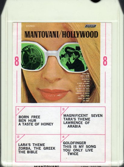 Mantovani And His Orchestra - Mantovani/Hollywood Ampex 8-track tape