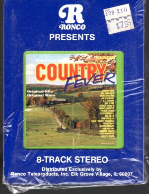 Country Fever - Various Artists Ronco 8-track tape